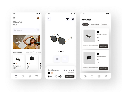 E-Commerce Mobile App appdesign design ecommerce ecommerce mobile app design ecommerceappdesign figma mobile app design ui uidesign uiux ux