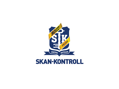 Skan-kontroll anniversary logo branding graphic design logo