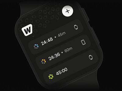 Weeny Time Tracker App Concept apple apple watch product design time tracking tracker ui watch