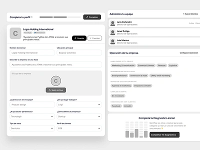 Wireframing - High Fidelity app bar card layout chips clean complete cover dashboard field flat high fidelity layout profile pymes ui ux ux design web wireframes wireframing