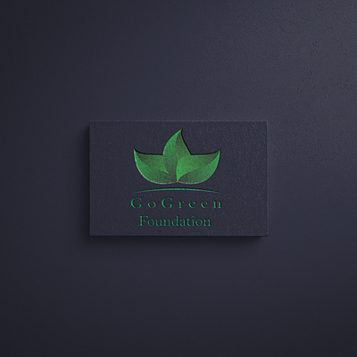 Go Green Foundation Logo adobe branding freelancer graphic design illustrator logo logo design logos photoshop upwork