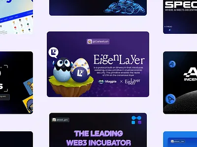 Web3 Project thread design showreel animation jitter showreel thread design web3 web3 design