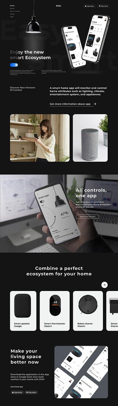 SMART HOME UI UX DESIGN animation graphic design ui