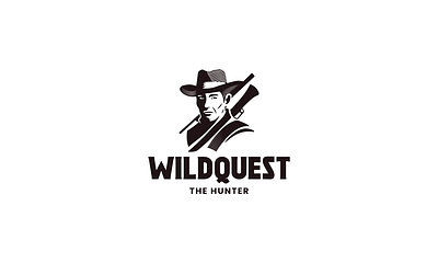 HUNTER LOGO adobe illustrator hunter logo logo design vintage logo