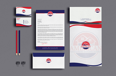 Stationery Design | Branding | Business Card | Letterhead Design adobe illustrator adobe photoshop advertising brand branding business card design graphic design letterhead design logo stationary design