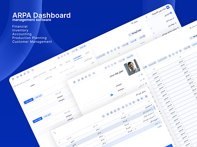 Financial Dashboard accounting customer management dashboard design detail erp financial inventory production planning tabs ui uiux ux