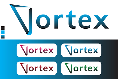Vortex Logo Design branding design graphic design illustration illustrator logo logo design ui ux vector