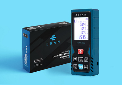 Enan Tools - Laser distance measure branding design graphic design manual marketing packaging product design typography