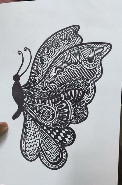 Butterfly Mandala design graphic design mandala art