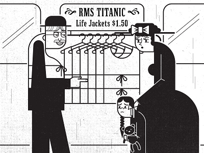 That good ol' entrepreneurial spirit! illustraion illustration illustration art illustration digital illustrations lifejackets seattle titanic