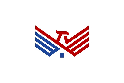 America Eagle Real Estate Logo america eagle estate fly home house logo us flag