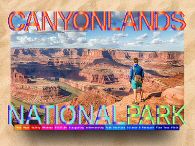 Canyonlands National Park Site Redesign Concept ui user experience ux web web design