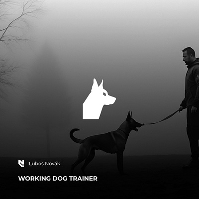 Dog trainer - logo army brand branding dog dog trainer graphic design k9 k9 unit logo logodesign malinois military protection protectiondog trainer
