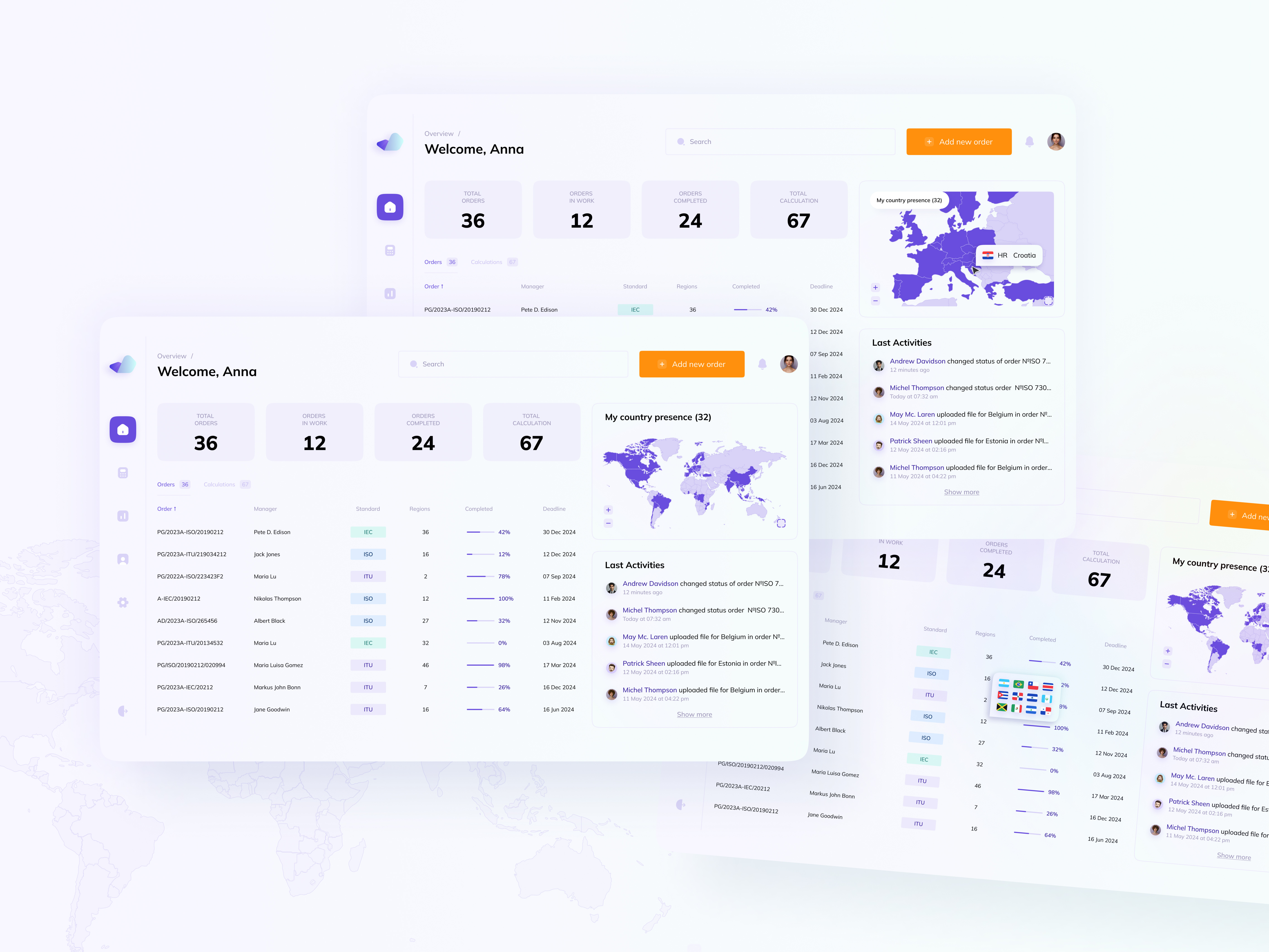 Dashboard of Saas for International Law Comp app application crm dashboard interaction platform product design saas ui uiux user experience user interface ux web app web application