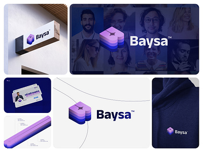 Baysa Logo Design 3d animation branding graphic design logo motion graphics ui