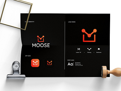 Moose Logo Design 3d animation branding graphic design logo motion graphics ui