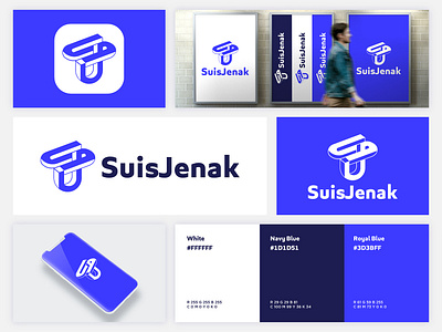 Suisjenak Logo Design 3d animation branding graphic design logo motion graphics ui