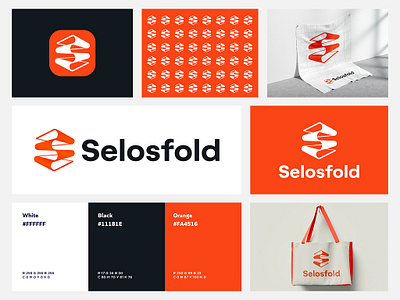 Selosfold Logo Design 3d animation branding graphic design logo motion graphics ui