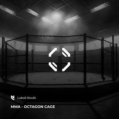 MMA - CAGE - Logo bjj boxing brand branding cage grappling gym karate logo logo design martial arts mma mma cage trainer wrestling