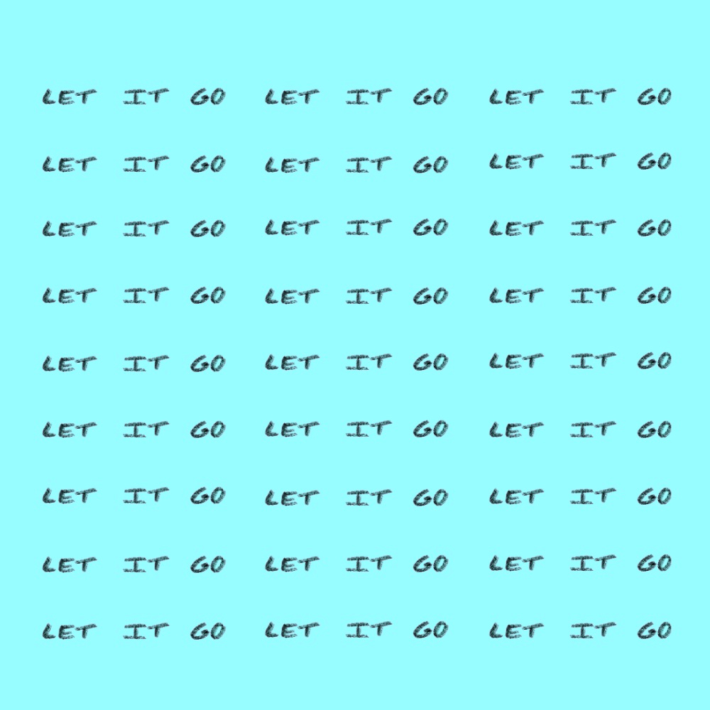 LET IT GO animation color design illustration procreate typography