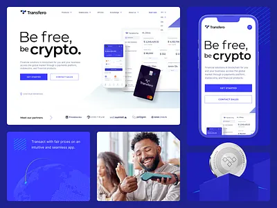 Transfero brasil brazil crypto landingpage stripe ui uidesign uxui website