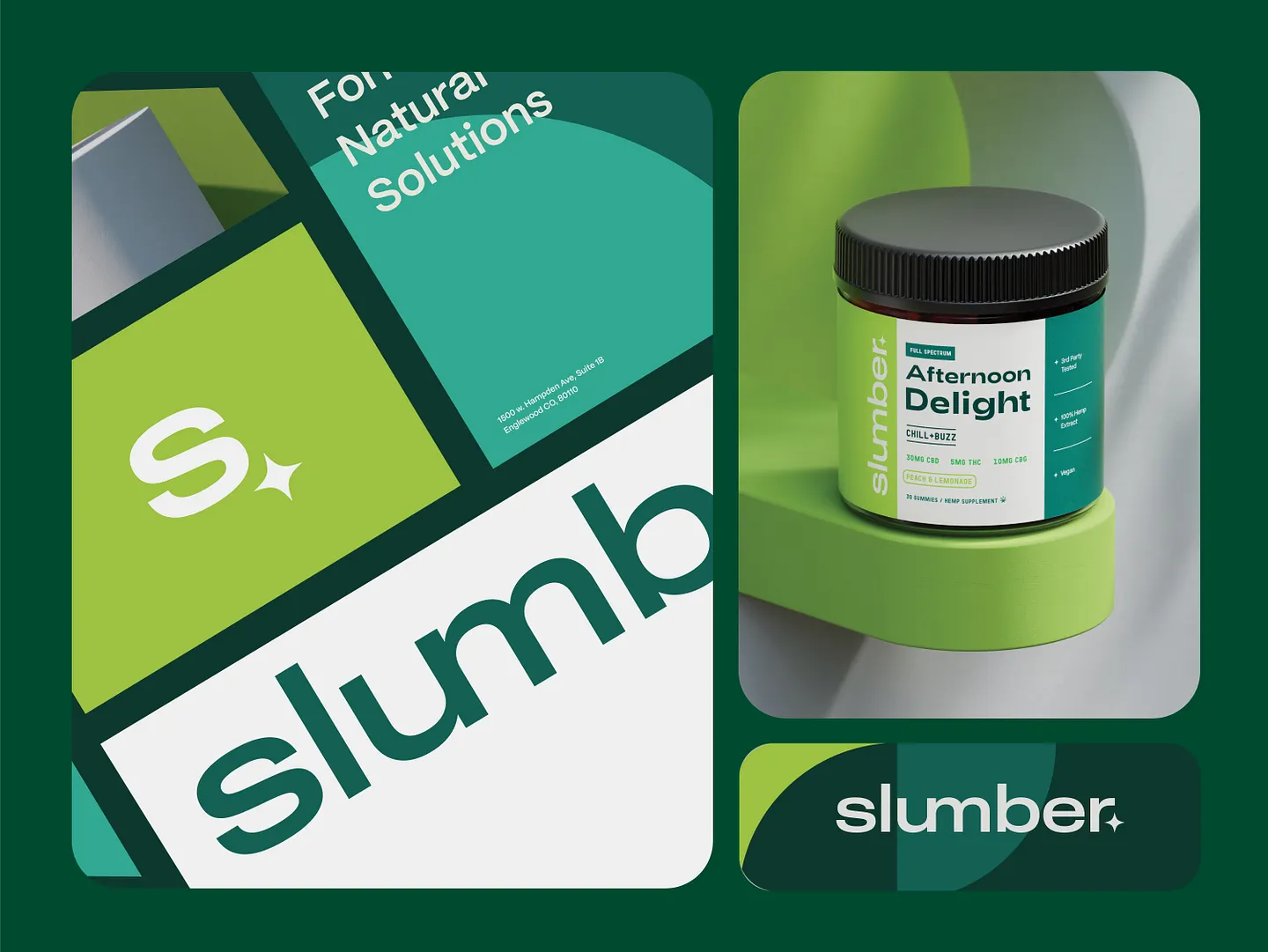 Innovative Supplement Website Design: Slumber Branding & Packaging