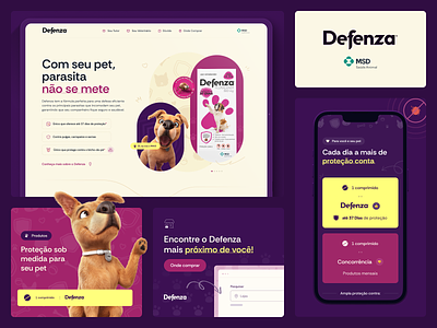 MSD - Defenza brasil brazil landingpage pet purple ui uidesign uxui website