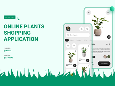 Flora - Online Plants Shop | Ecommerce mobile app app design buy plants ecommerce app garden app minimal mobile app mobile app design mobile mockup modern online plants buying online shopping online store plants buying app plants online plants shop shopping app ui ux casestudy ui ux design