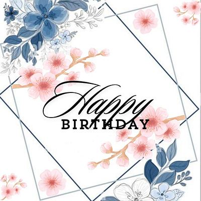 Happy Birthday card design 3d animation branding graphic design motion graphics ui