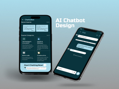 Daily UI Challenge AI Chatbot by Shivani Rathore on Dribbble