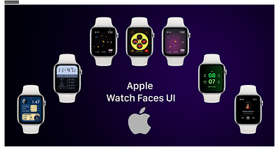 Apple Watch Faces Series 6 UI apple ui watch apple watch series 6 ui watch faces watch ui
