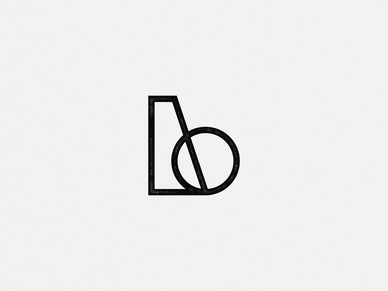 B monogram — unused concept b brand identity brand mark branding building construction custom type geometric icon identity mark letter lettermark logo monogram monoline shapes symbol typography