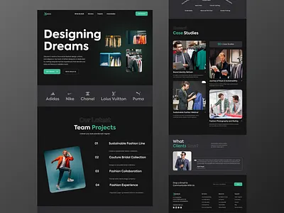 Cloth Design Agency app appdesign branding design landingpage landingpagedesigner mobileapp mobileappdesigner ui uidesigner uiux uiuxdesign uiuxdesigner uxdesigner webdesign webdesigner websitedesigner
