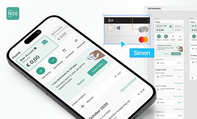 N26 FREE UI Kit - By Marvilo banking app banking card card crypto digital bank finance app finance management app german bank n26 neobank wallet