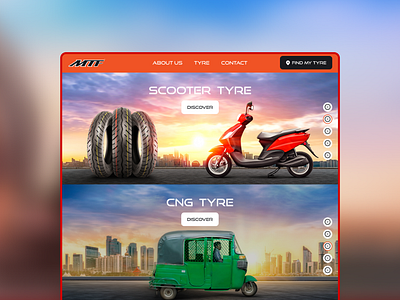 MTF Tyre Website Desktop UI/UX 404 app bike branding cng design graphic design ios list location product product page responsvie ride transporation truck ui user experience ux website