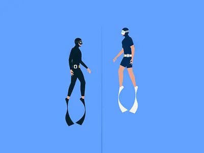 Illustration fo Hold Breath App app illustration