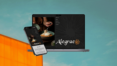 Alegrae - Restaurant Web Design Concept branding concept creative concept design experience figma onlinepresence philippines restaurant ui uiux ux visual identity web design website
