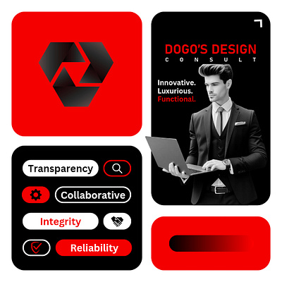 Real estate Logo Design | 'Dogo Design Consult' . branding graphic design logo