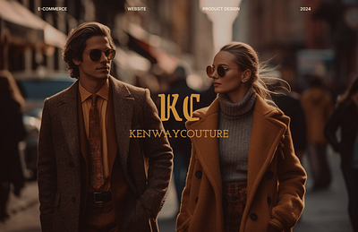 KENWAYCOUTURE: Fashion Store Project bespoke brand branding clothing clothings couture design designer fashion product product design ui ui design ux wears web website