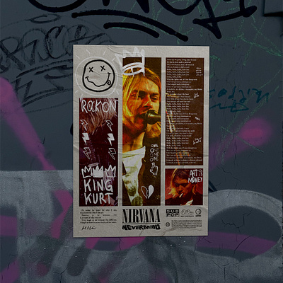 MUSICIAN(s)_series - KURT COBAIN art artist design graphic design kurt cobain music music poster nirvana poster