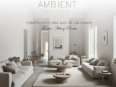 AMBIENT_proyecto arquitectura architecture arquitecturaconimpacto arquitecturaresponsable arquitecturaysociedad arteyarquitectura interiordesing