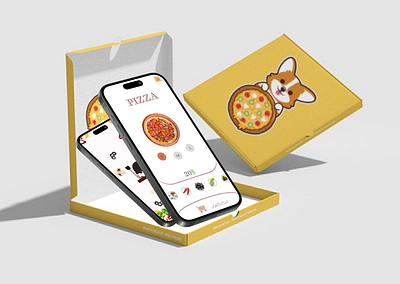 Pizza-M animation ui
