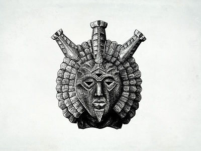 Mask Of Dagoth Ur branding graphic design illustration logo
