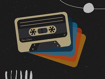 Cassette abstract app branding canva cassette deco design film graphic design illustration indie logo minimal texture ui vector wallpaper