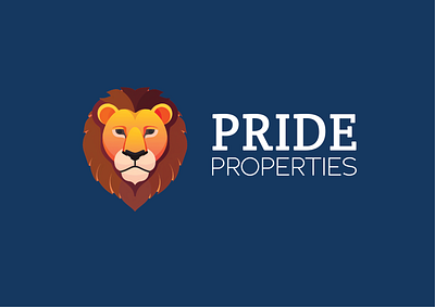 Pride Properties Logo Design branding design graphic design illustration logo typography vector