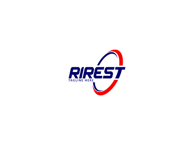 rirest logo design graphic design lettermark logo logo mordern logo ritest logo design wordmark logo