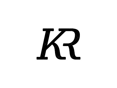 KR logo branding design digital art graphic design icon identity kr kr logo kr monogram lettermark logo logo design logo designer logotype monogram rk rk logo rk monogram typography vector