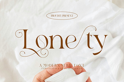 Lonety - A Modern Serif Font style