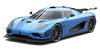Koenigsegg One:1 3d agera auto blue car carbon coupe design fiber koenigsegg one vehicle