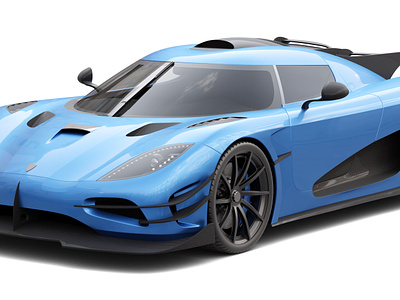 Koenigsegg One:1 3d agera auto blue car carbon coupe design fiber koenigsegg one vehicle